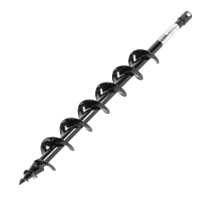 Шнек для грунта Denzel ER-80, диаметр 80 мм, длина 800 мм,соединение 20 мм, съемный нож - изображение 5