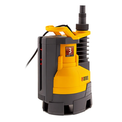 Насос фонтанный Denzel FNP90-39, 92 Вт, подъем 3,9 м, 3200 л/ч, колокольчик/каскад/гейзер - изображение 3