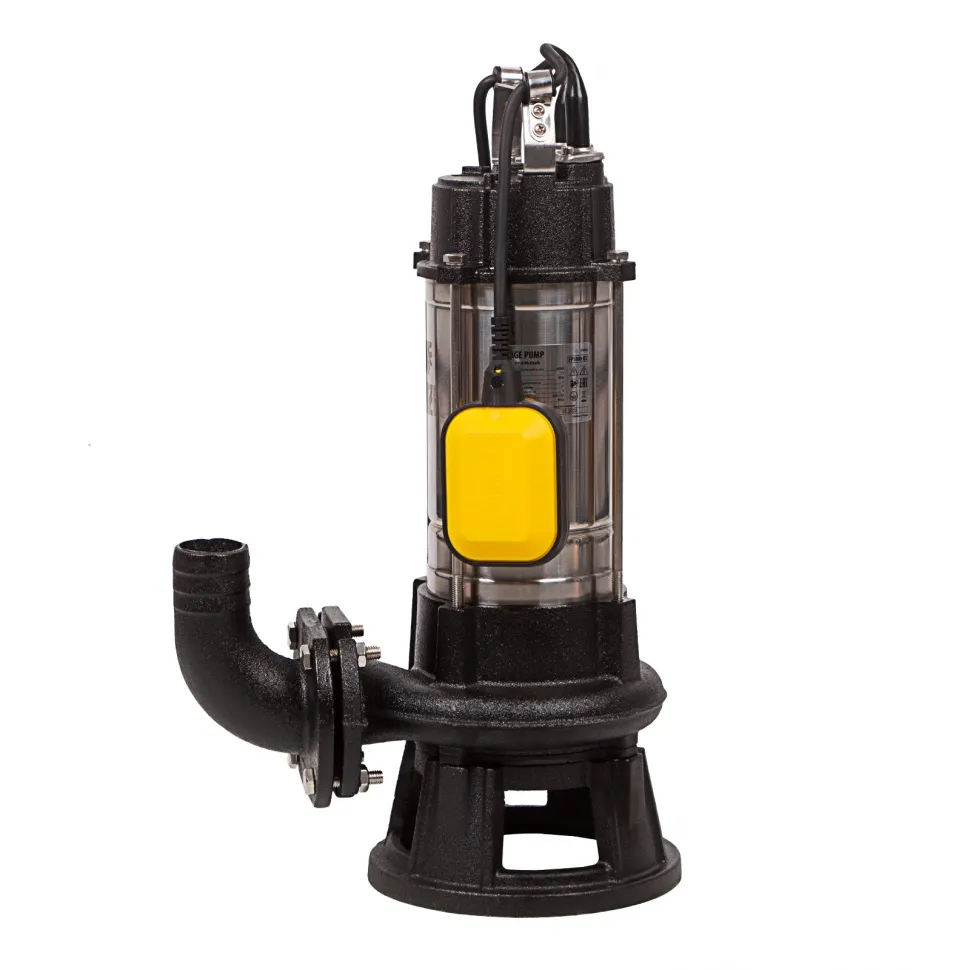 Фекальный насос Denzel FP1800-KS, 1800 Вт, напор 17 м, 26000 л/ч, нож-измельчитель - изображение 3