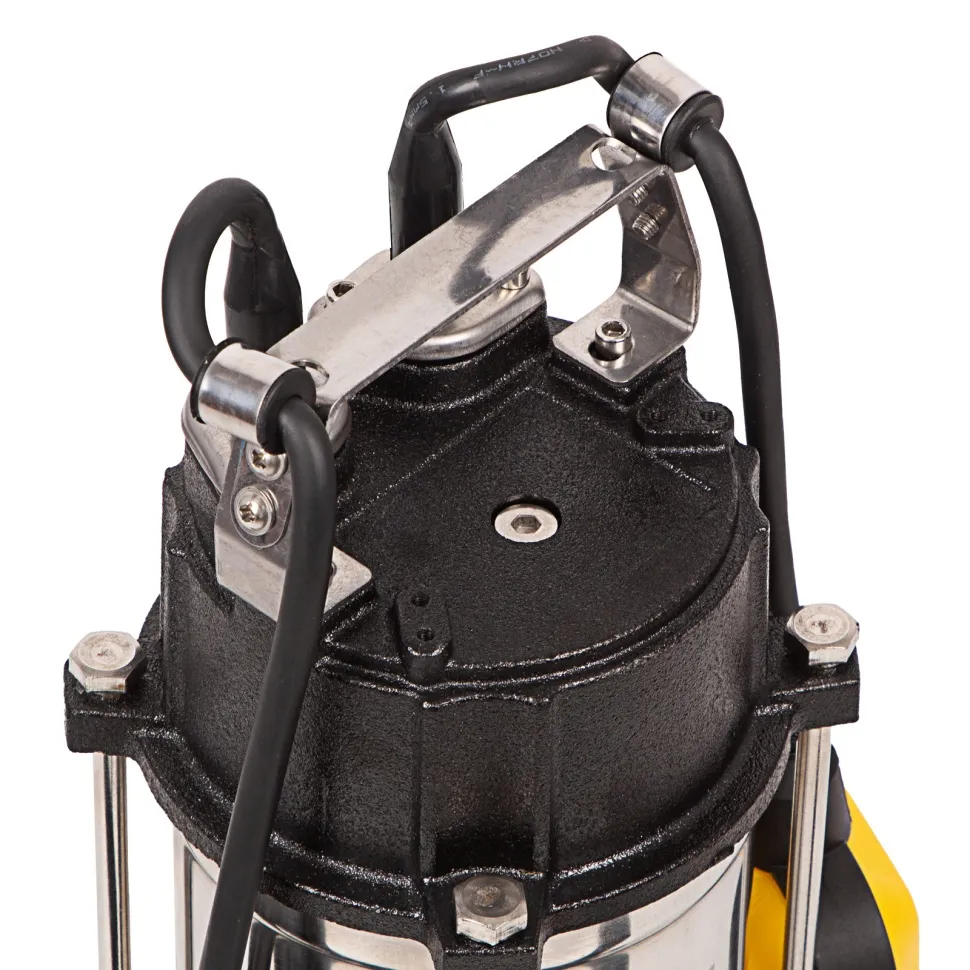 Фекальный насос Denzel FP1800-KS, 1800 Вт, напор 17 м, 26000 л/ч, нож-измельчитель - изображение 7