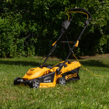 Газонокосилка электрическая Denzel GM-1200, 1200 Вт, ширина 32 см, 3 уровня, травосборник 25 л. - изображение 38