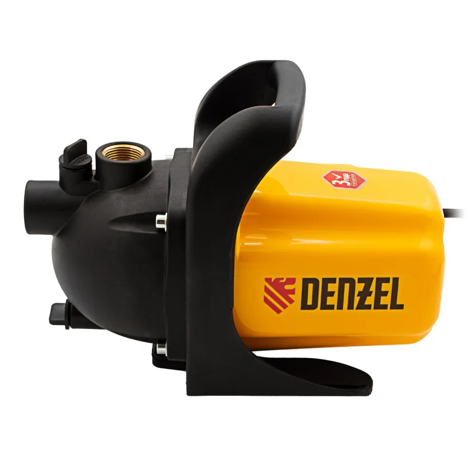 Садовый поверхностный насос Denzel GP 600, 600 Вт, 3000 л/ч, подъем 35 м, пластик - изображение 1