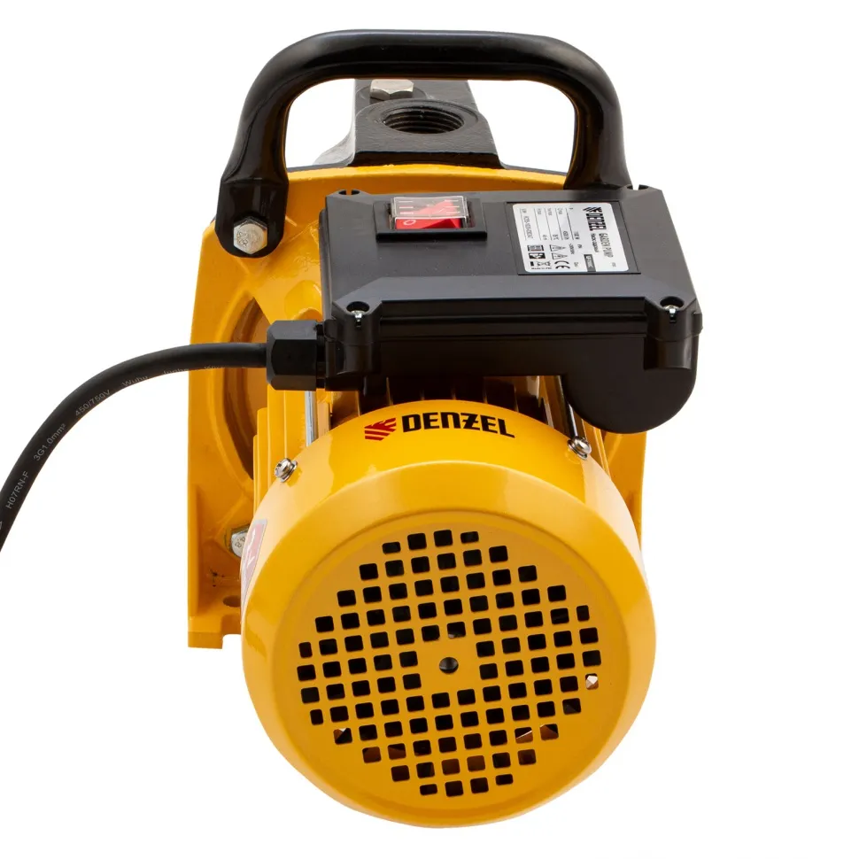 Садовый поверхностный насос Denzel GP1100C, 1100 Вт, 4500 л/ч, подъем 46 м, чугун - изображение 5