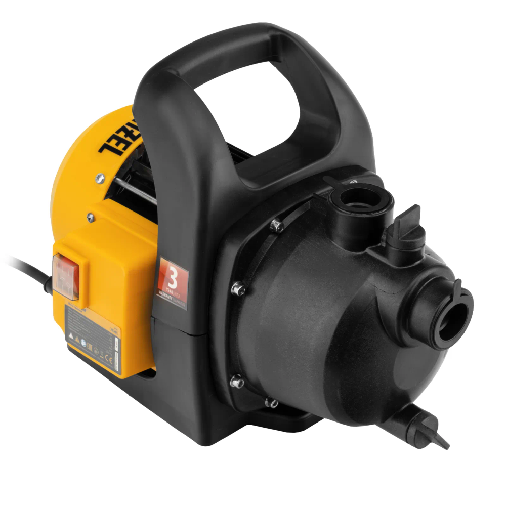 Садовый поверхностный насос Denzel GPL600, 600 Вт, 3000 л/ч, подъем 35 м, пластик - изображение 4