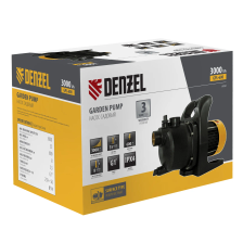 Садовый поверхностный насос Denzel GPL600, 600 Вт, 3000 л/ч, подъем 35 м, пластик - изображение 35