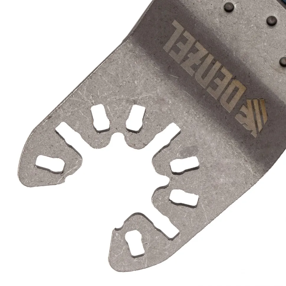 Насадка для МФИ Denzel режущая пазовая прямая, HCS, по дереву, 20х1.4 мм, мелкий зуб - изображение 4