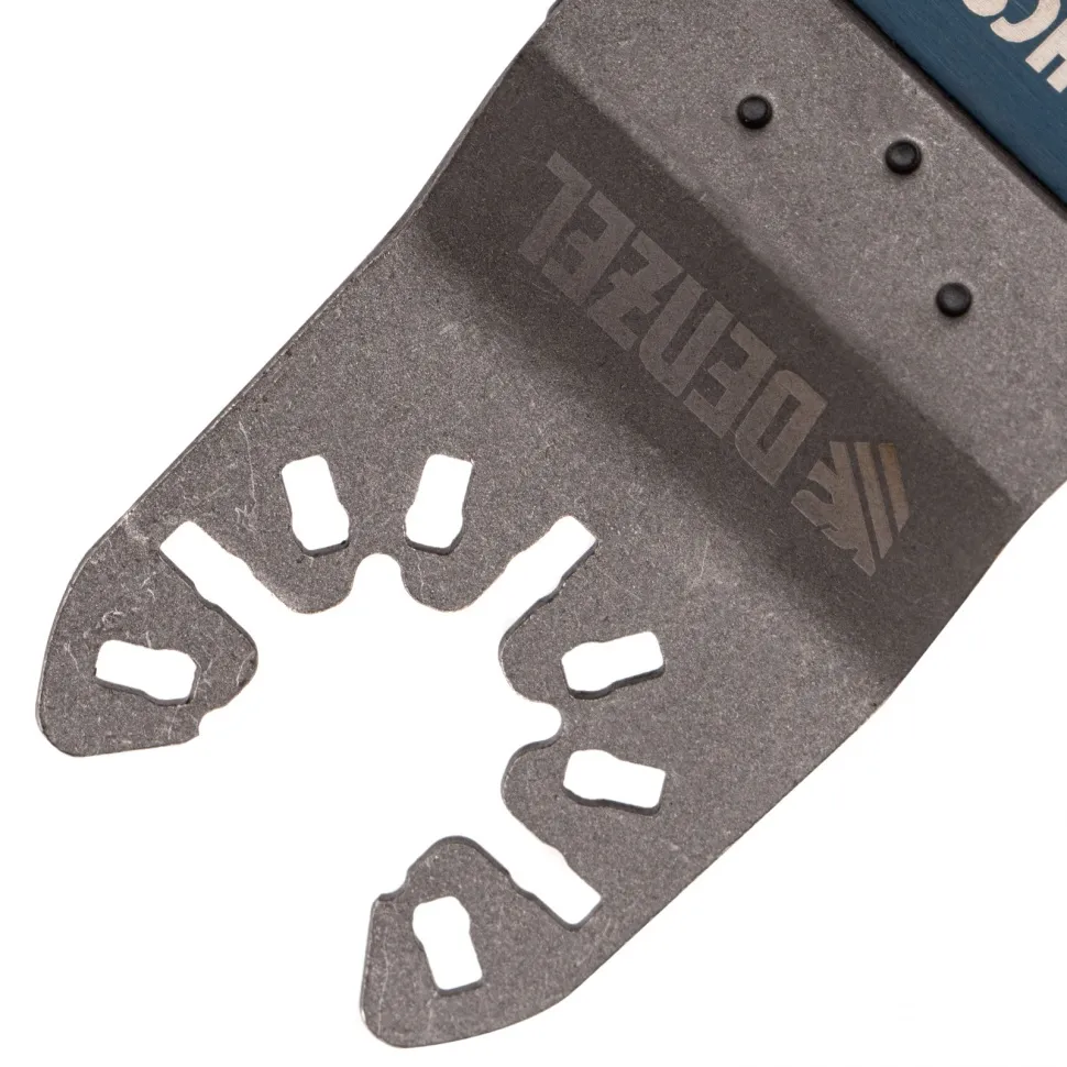 Насадка для МФИ Denzel режущая пазовая прямая, HCS, по дереву, 34х1.4 мм, мелкий зуб - изображение 4