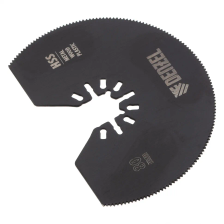 Насадка для МФИ Denzel отрезная полукруг, HSS, по металлу и дереву, 80 ммх1,2 мм, мелкий зуб - изображение 9