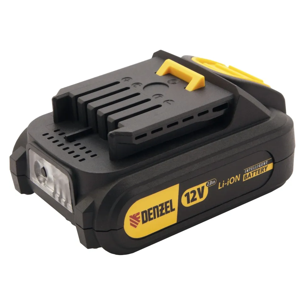 Батарея аккумуляторная Denzel IB-12-2.0, Li-Ion, 12 В, 2.0 А/ч - изображение 2