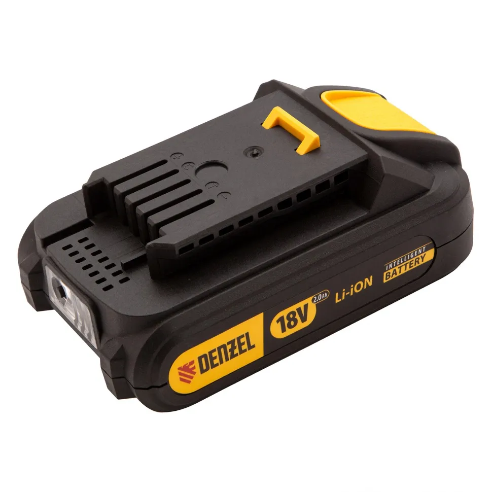 Батарея аккумуляторная Denzel IB-18-2.0, Li-Ion, 18 В, 2.0 А/ч - изображение 2
