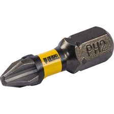 Бита Denzel IMPACT, PH2x25 мм, лазерная обработка шлица, сталь S2, 10 шт., Е 6,3 - изображение 3