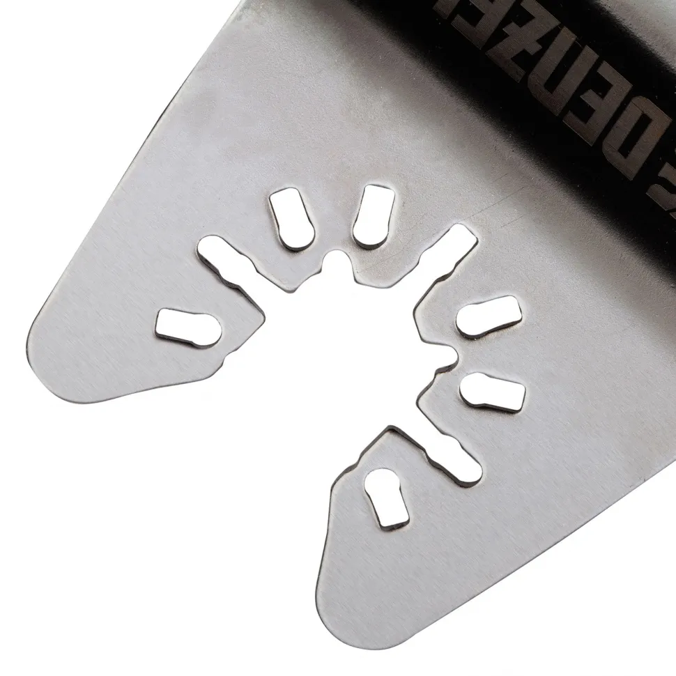 Насадка для МФИ Denzel шабер полукруг, Inox, для снятия краски и др., ширина 50 мм, длина общая 74 м - изображение 4