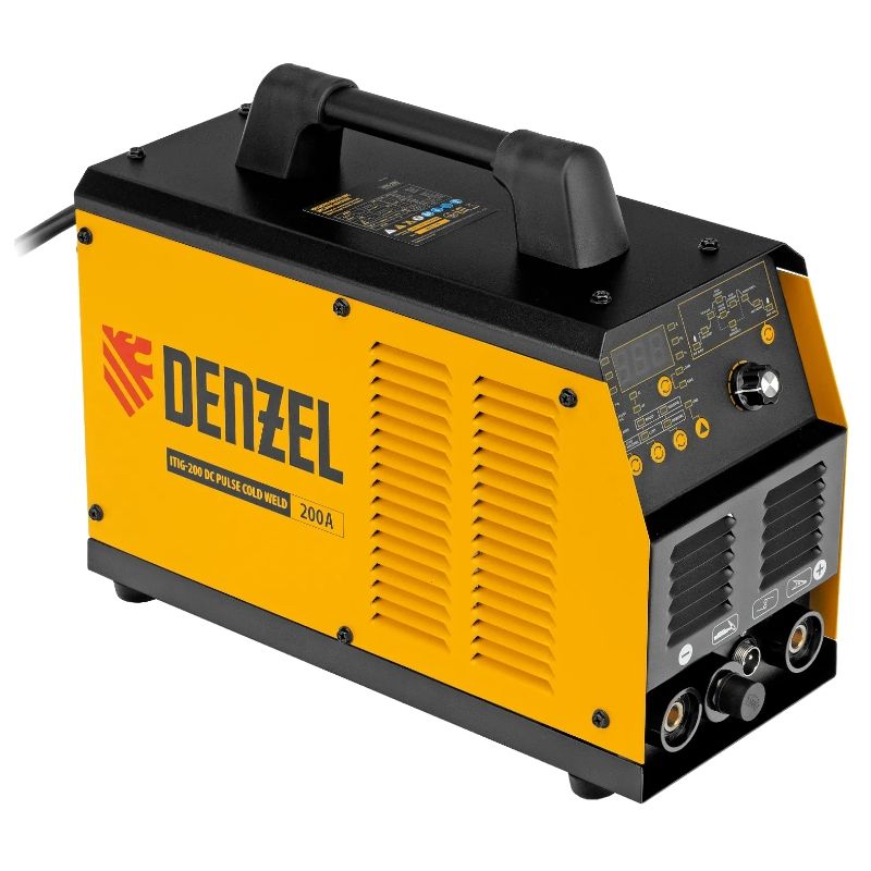 Аппарат аргонодуговой сварки Denzel ITIG-200 DС Pulse Cold Weld, 200 А, ПВ 60% - изображение 2