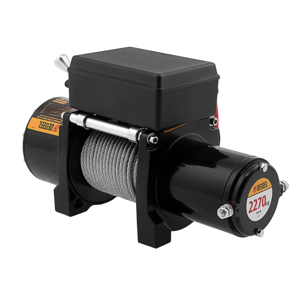 Лебедка автомобильная электрическая Denzel LB-2200, 2.2 т, 3.3 кВт, 12 В - изображение 4