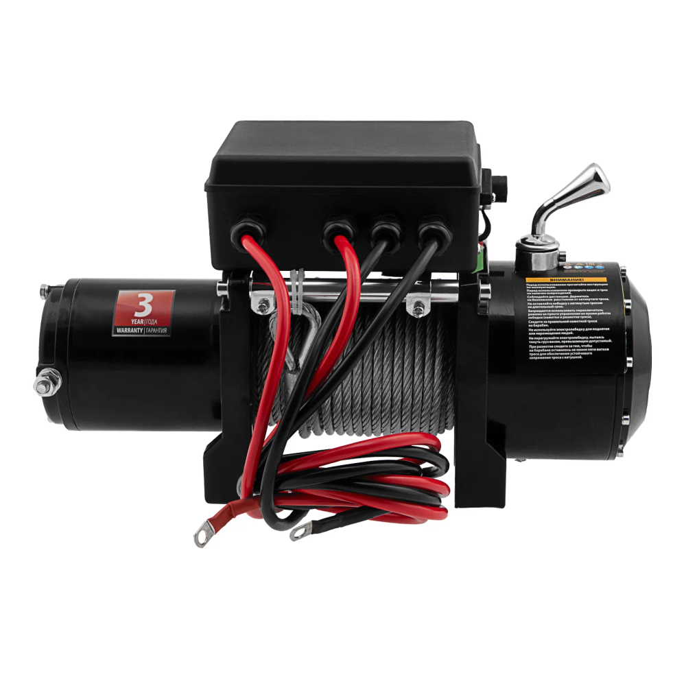 Лебедка автомобильная электрическая Denzel LB-2200, 2.2 т, 3.3 кВт, 12 В - изображение 5