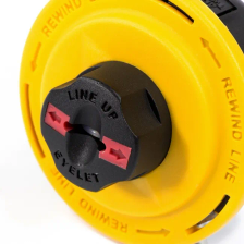 Катушка триммерная полуавтоматическая, легкая заправка лески гайка Denzel M8x1.25, винт M8-M8 - изображение 6