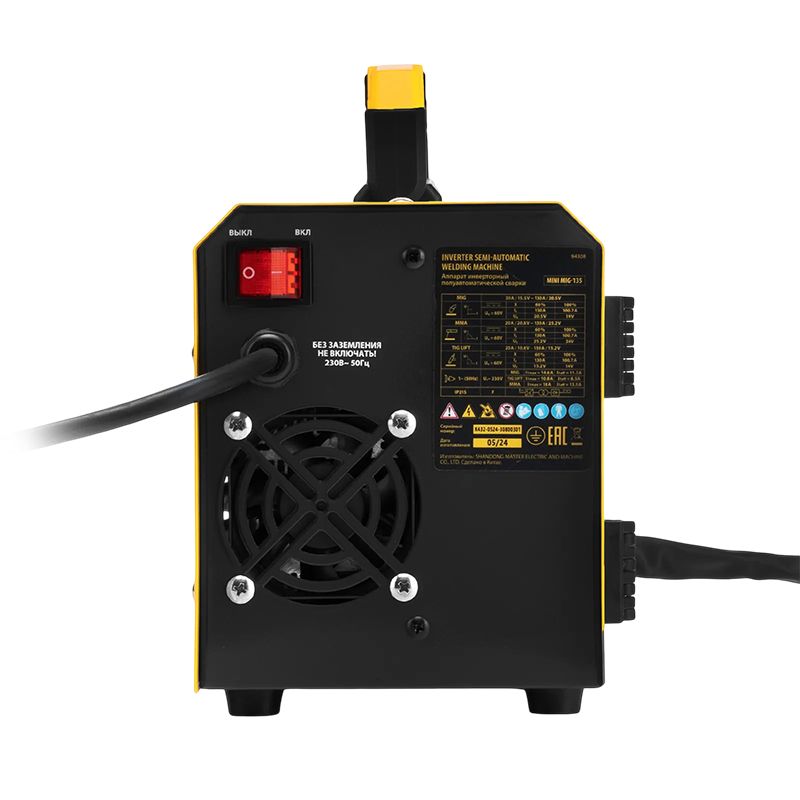 Аппарат инверторный полуавтоматической сварки Denzel Mini MIG-135 130 А ПВ 60% - изображение 7