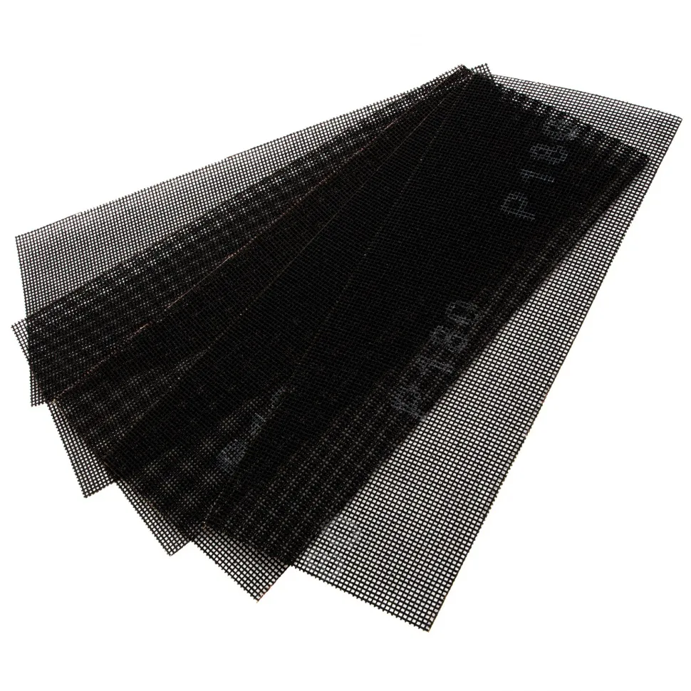 Сетка абразивная Denzel P 180, 115х280 мм, 5 шт