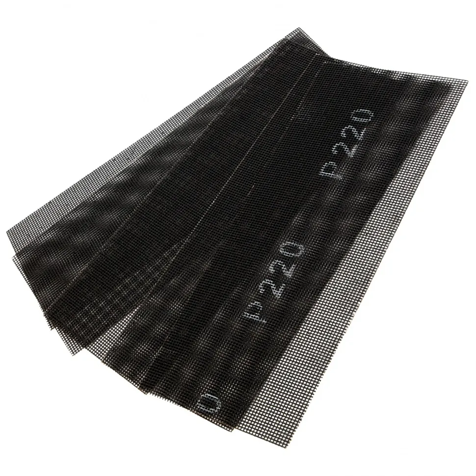 Сетка абразивная Denzel P 220, 115х280 мм, 5 шт