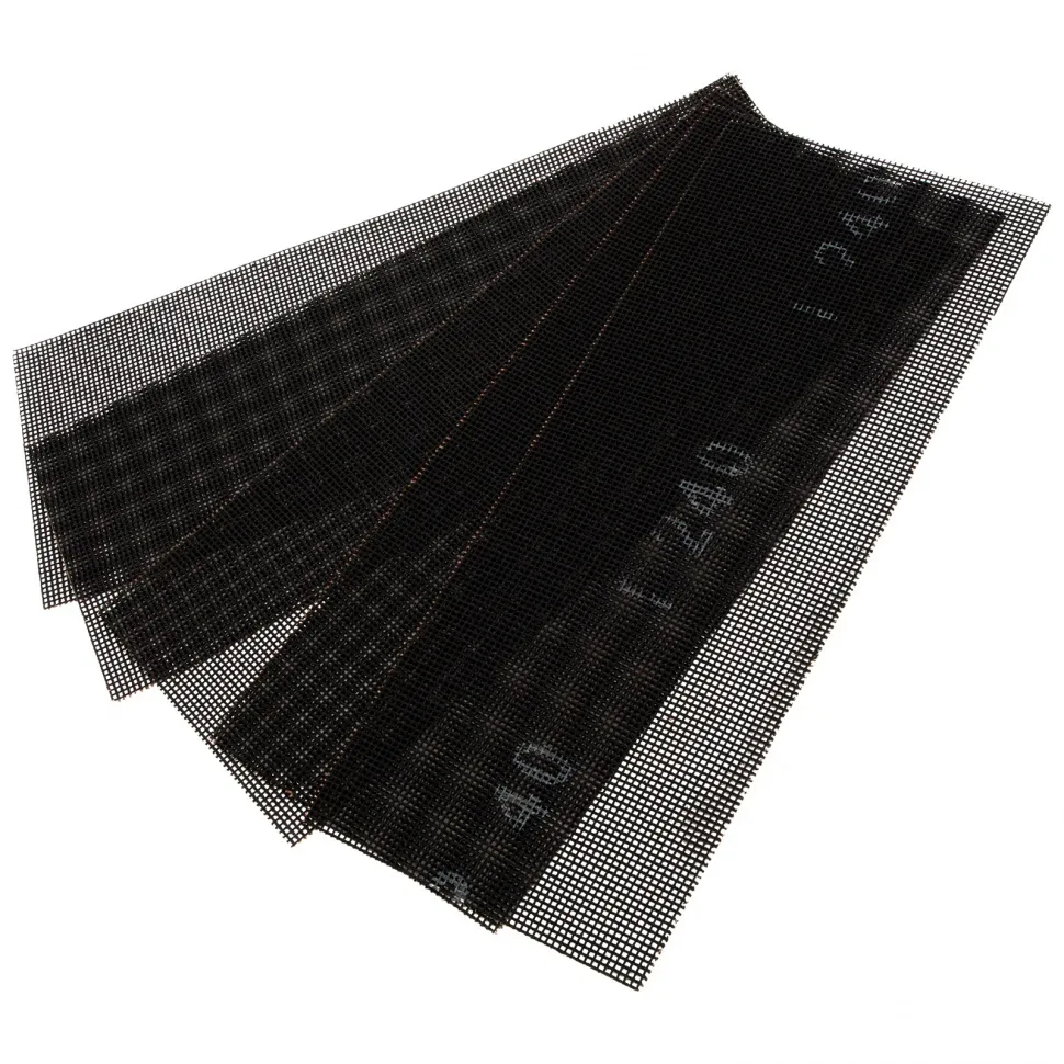 Сетка абразивная Denzel P 240, 115х280 мм, 5 шт