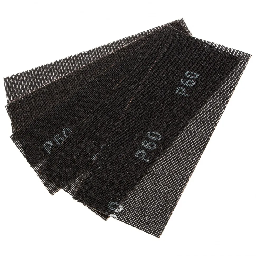 Сетка абразивная Denzel P 60, 115х280 мм, 5 шт