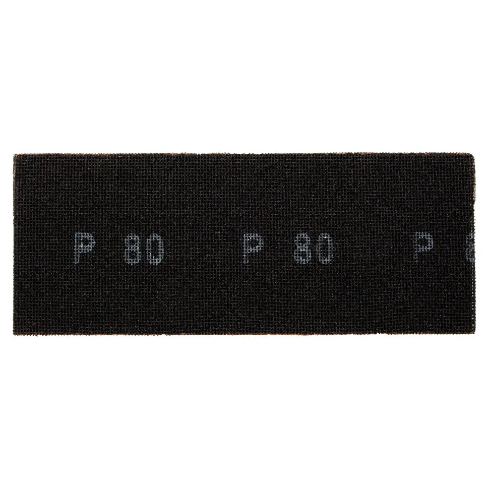 Сетка абразивная Denzel P 80, 115х280 мм, 5 шт - изображение 2