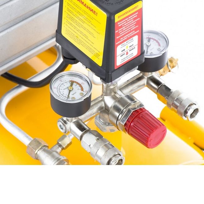 Компрессор воздушный Denzel PC 1/24-205 - изображение 3