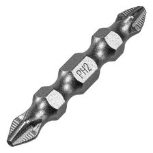 Бита Denzel двухсторонняя, PH2-PH2х45 мм, сталь S2, 10 шт. - изображение 4