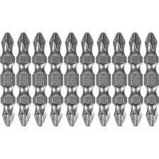 Бита Denzel двухсторонняя, PH2-PH2х45 мм, сталь S2, 10 шт. - изображение 6