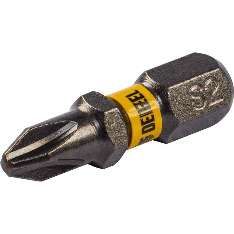 Бита Denzel PH2х25, сталь S2, шестигранный профиль, 10 шт. Е 6,3