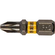 Бита Denzel PH2х25, сталь S2, шестигранный профиль, 10 шт. Е 6,3 - изображение 5