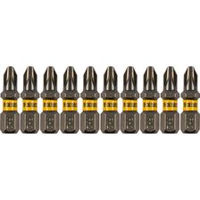 Бита Denzel PH2х25, сталь S2, шестигранный профиль, 10 шт. Е 6,3 - изображение 6