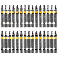 Бита Denzel PH2х50, сталь легированная S2, 30 шт., шестигранный профиль, пластиковая коробка, Е 6,3 - изображение 6