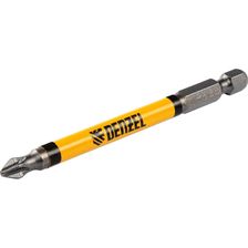 Бита Denzel PH2х90, сталь S2, цилиндр., 10 шт. Е 6,3 - изображение 3