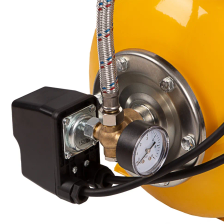 Насосная станция Denzel PS1100С, 1100 Вт, 4500 л/ч, ресивер 24 л, подъем 46 м, чугун - изображение 19