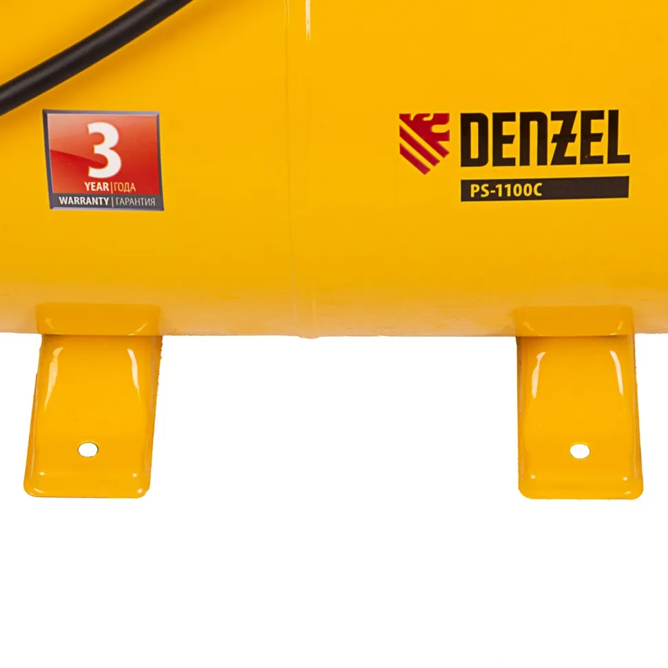 Насосная станция Denzel PS1100С, 1100 Вт, 4500 л/ч, ресивер 24 л, подъем 46 м, чугун - изображение 8