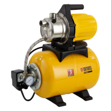Насосная станция Denzel PS800X, 800 Вт, 3200 л/ч, ресивер 24 л, подъем 38 м, нержавейка - изображение 11