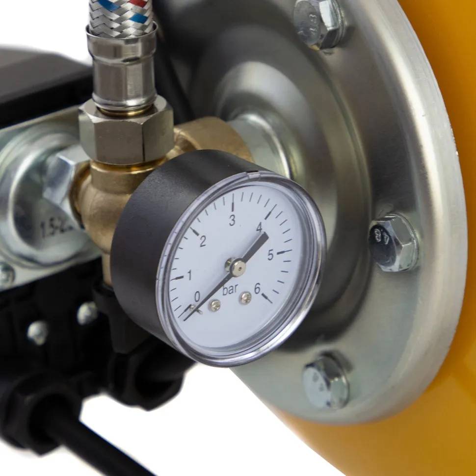 Насосная станция Denzel PS800X, 800 Вт, 3200 л/ч, ресивер 24 л, подъем 38 м, нержавейка - изображение 7