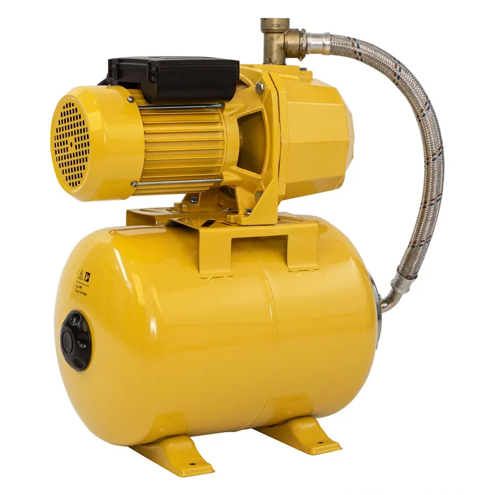 Насосная станция эжекторная Denzel PSD800C, 800 Вт, 2400 л/ч, ресивер 24 л, всасывание 20 м - изображение 2