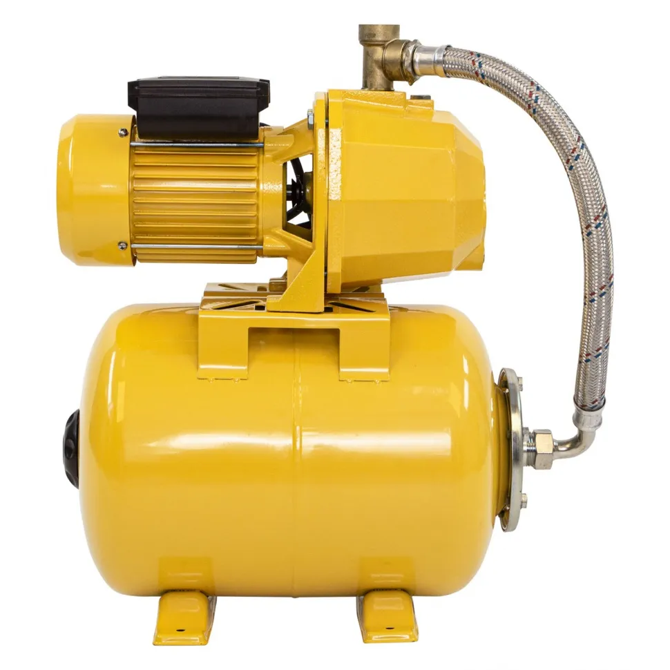 Насосная станция эжекторная Denzel PSD800C, 800 Вт, 2400 л/ч, ресивер 24 л, всасывание 20 м - изображение 3