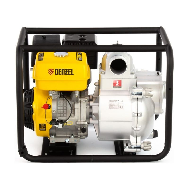 Мотопомпа бензиновая Denzel PX-80D для грязной воды - изображение 2