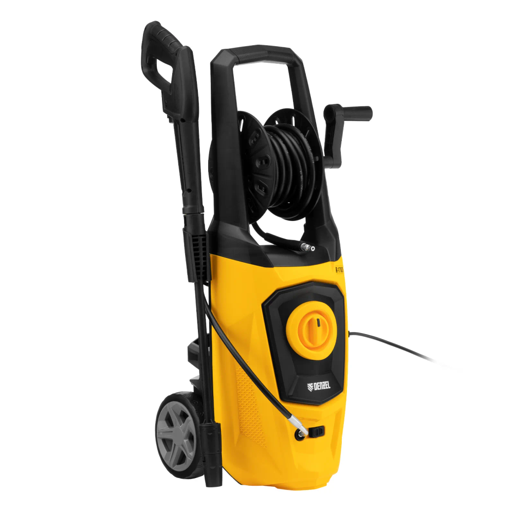Мойка высокого давления  Denzel R-170D, 2000 Вт, 170 бар, 360 л/ч, с барабаном - изображение 2