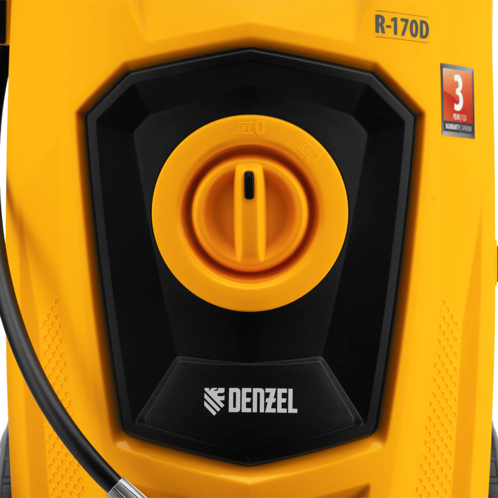 Мойка высокого давления  Denzel R-170D, 2000 Вт, 170 бар, 360 л/ч, с барабаном - изображение 7