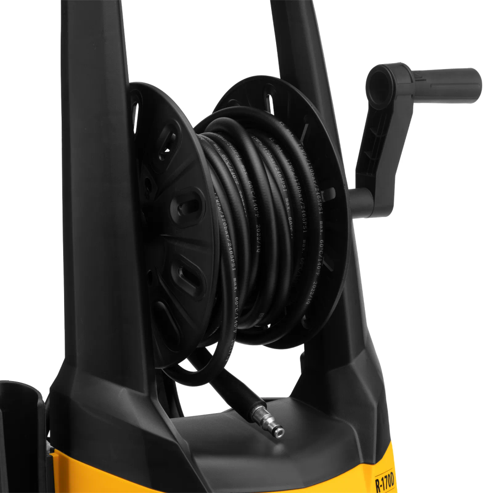 Мойка высокого давления  Denzel R-170D, 2000 Вт, 170 бар, 360 л/ч, с барабаном - изображение 8