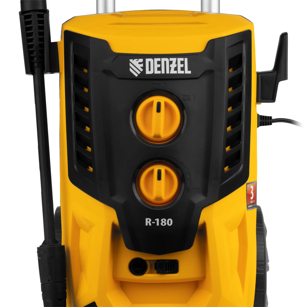 Мойка высокого давления  Denzel R-180, 2200 Вт, 180 бар, 380 л/ч, колесная - изображение 7