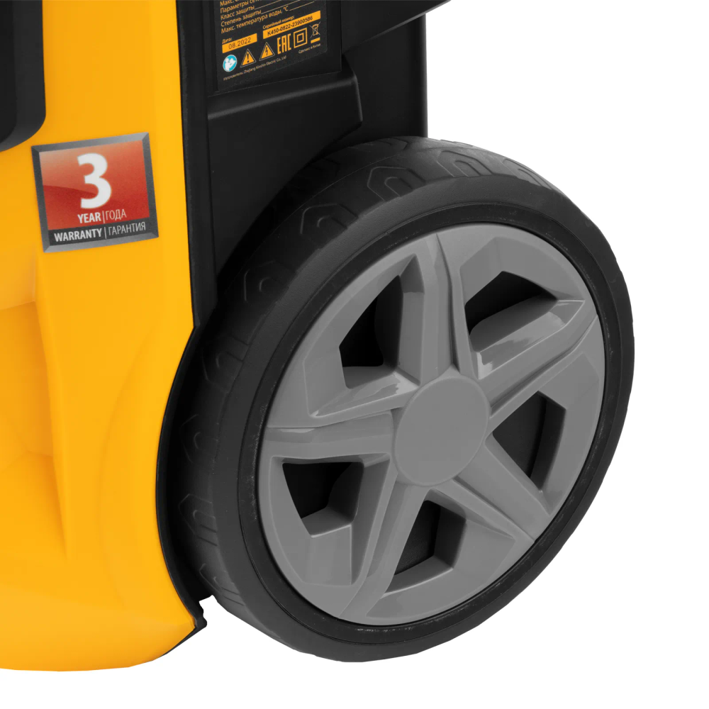 Мойка высокого давления  Denzel R-180, 2200 Вт, 180 бар, 380 л/ч, колесная - изображение 9