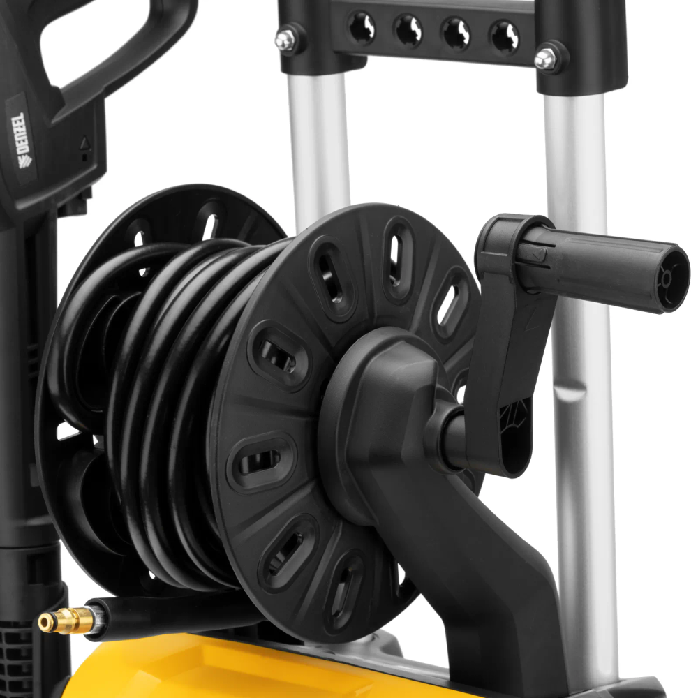 Мойка высокого давления  Denzel R-180D, 2200 Вт, 180 бар, 380 л/ч, с барабаном - изображение 9