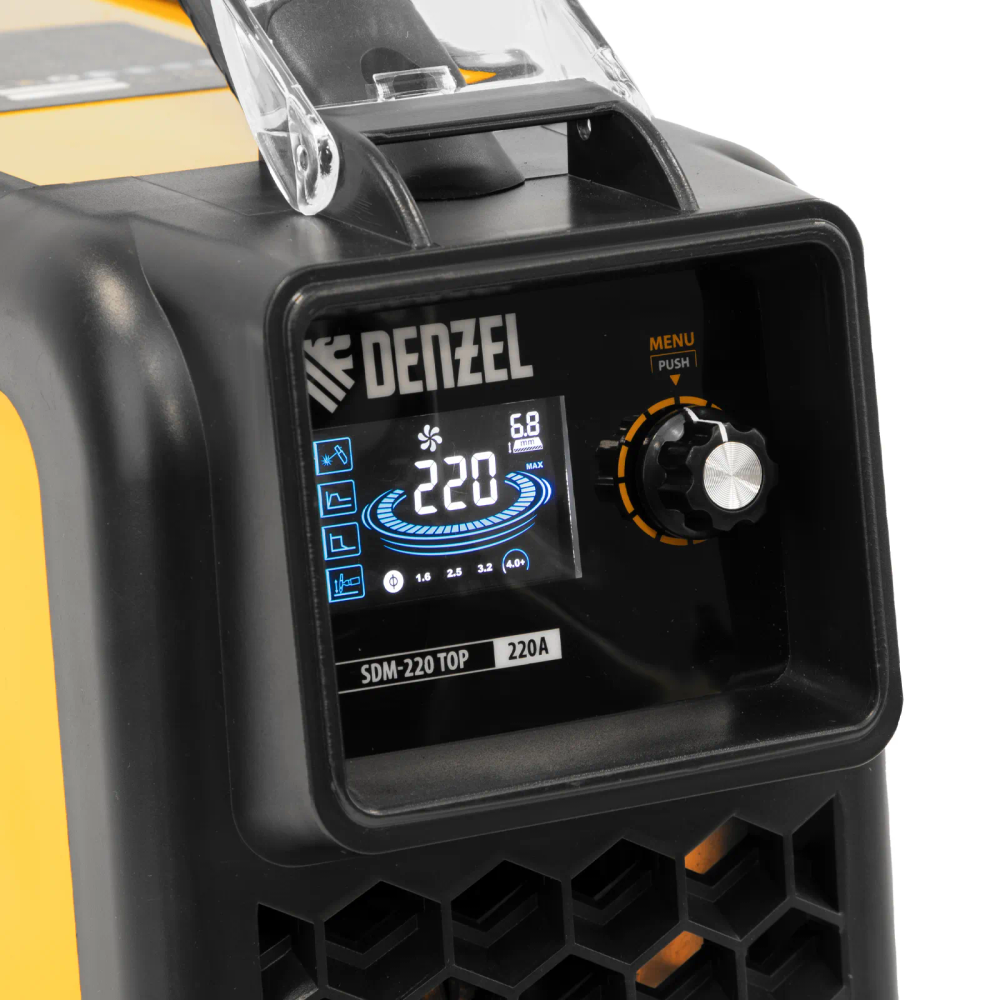 Сварочный инвертор Denzel SDM-220 Top, 220 А, ПВ 60% - изображение 9