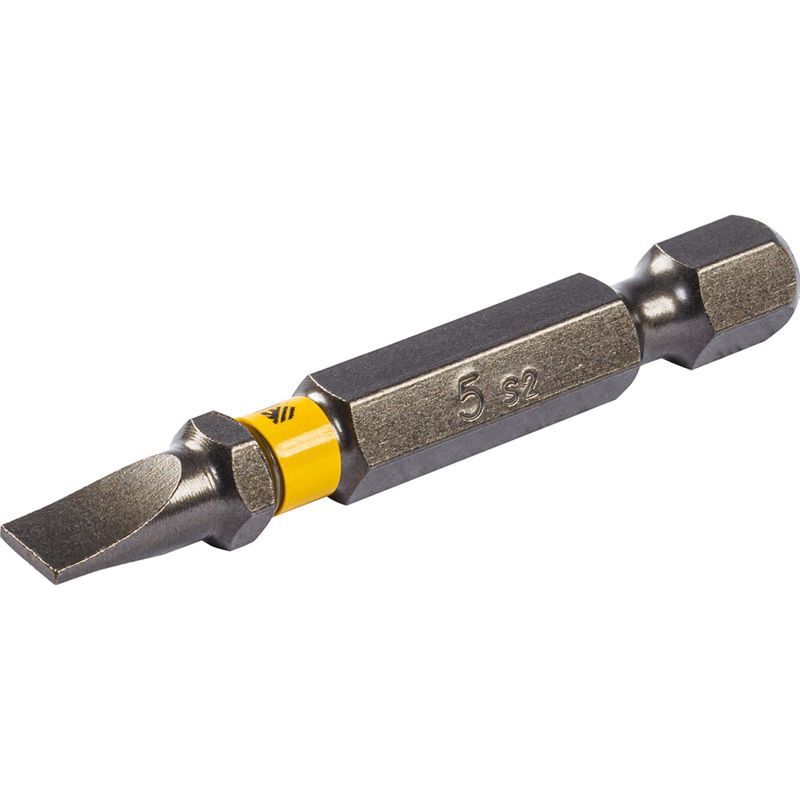 Бита Denzel SL5,0х50, сталь S2, шестигранный профиль, 2 шт. Е 6,3