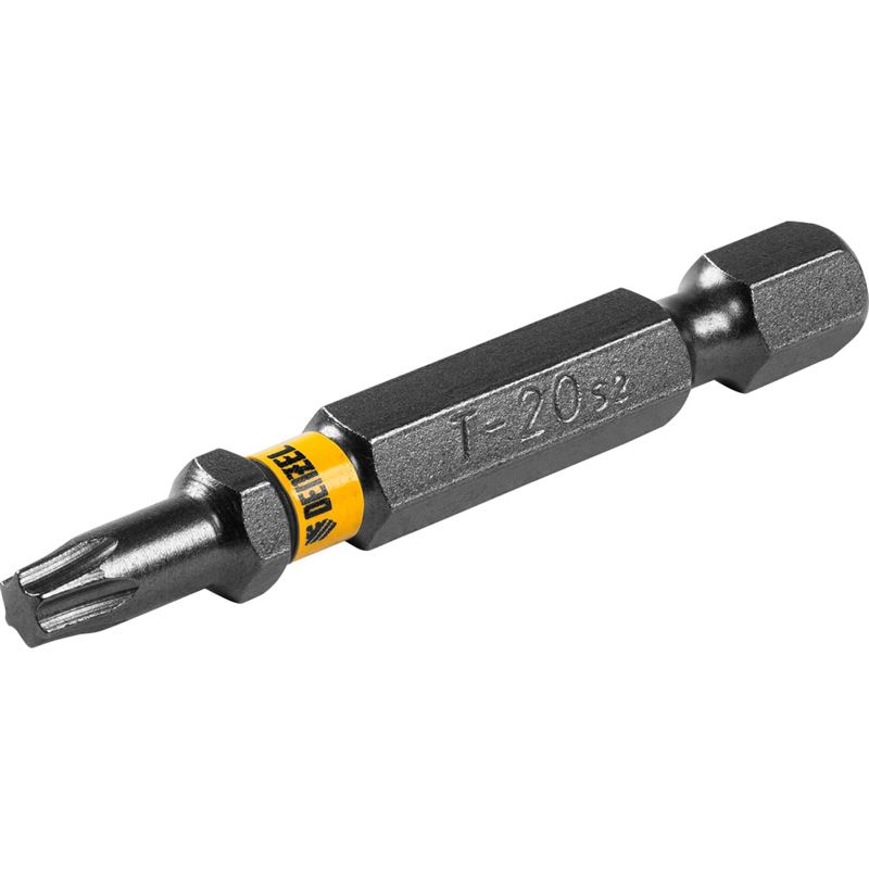Бита Denzel TX 20х50, сталь S2, шестигранный профиль, 10 шт. Е 6,3
